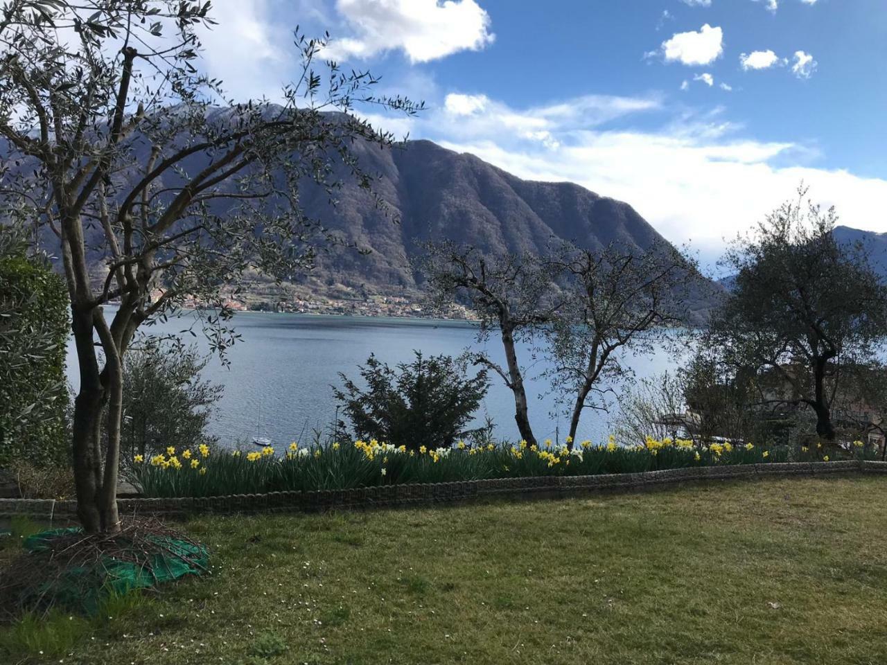 Big Apartment With Lake View And Three Bedrooms Sala Comacina Luaran gambar